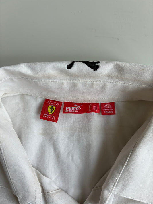 Vintage Puma x Scuderia Ferrari Team Shirt – White/Red(XL)