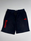 Roots Canada Embroidered Sweat Shorts – Black (w-36 L-23)