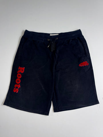 Roots Canada Embroidered Sweat Shorts – Black (w-36 L-23)