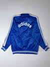 Adidas Blue & White Striped Track Jacket (L)