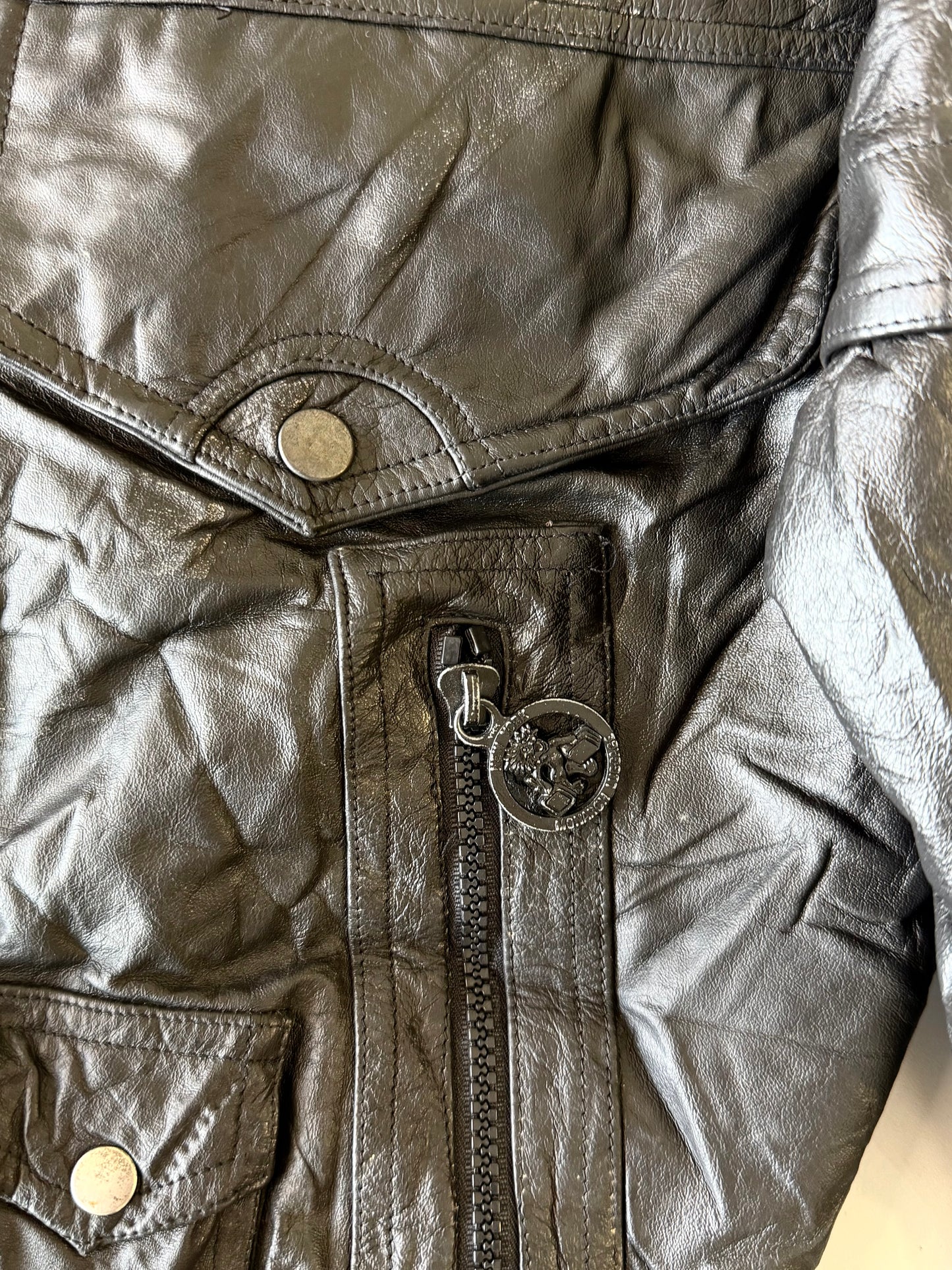 !                               Super Premium Original Leather Jacket (RARE) (L/XL)