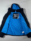Vintage Superdry Black Blue Hooded Windcheater Jacket (2XL)