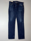 Hollister | Dark Wash Slim Straight Jeans (W:32) (L:43)