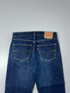 Vintage Levi’s 501 Dark Wash Straight Jeans (W:30 |L:39)