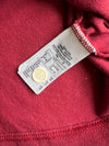 Lacoste Slim Fit Burgundy White Striped Pique Polo T-Shirt (S)