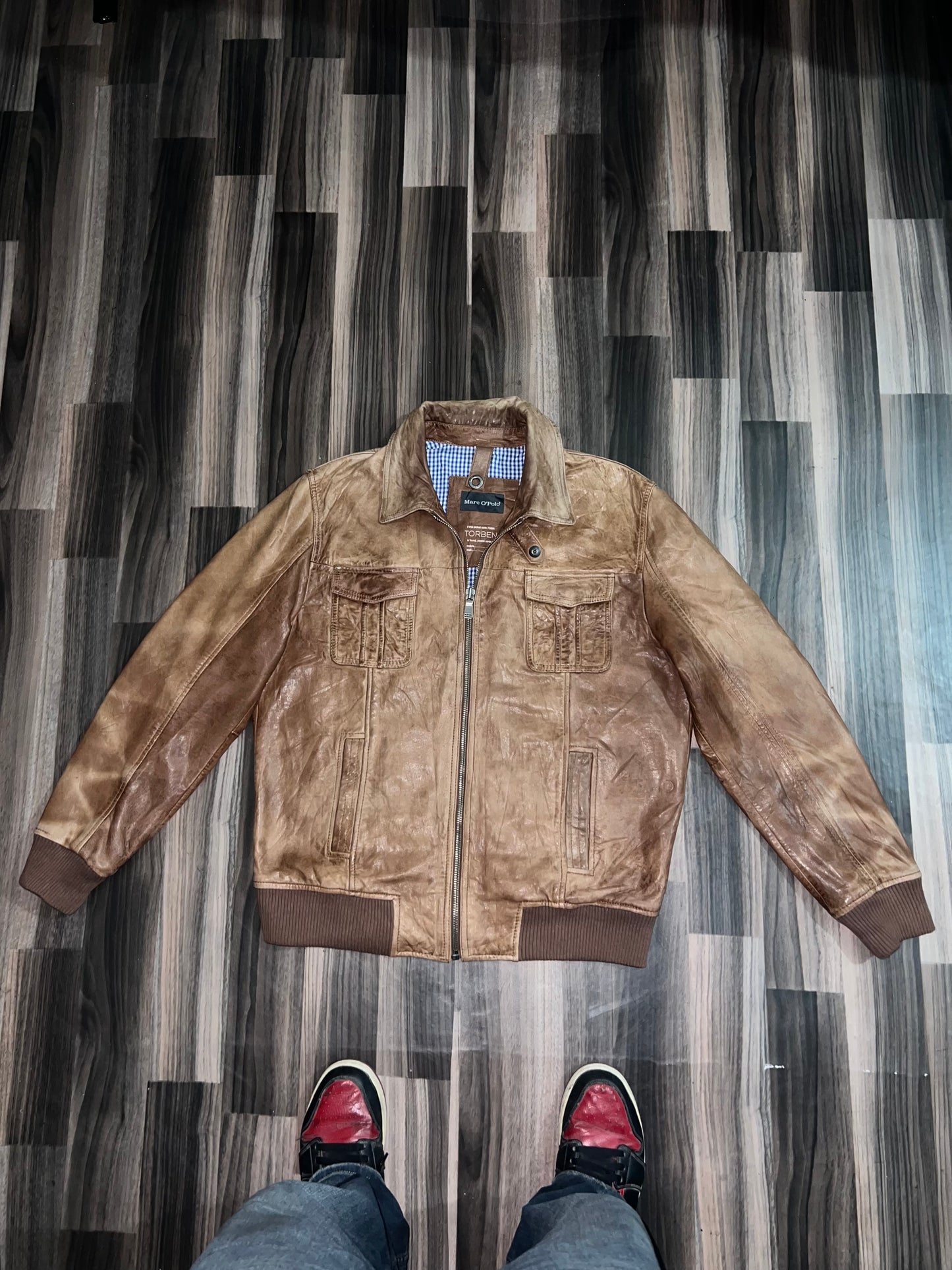 ZMARC O POLO Original Leather Jacket (XL/2XL