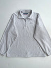 Vintage Kappa Light Grey Quarter Zip Fleece Pullover (XL)