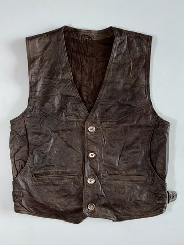 Super Premium Original Leather Vest (M)