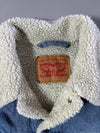 Levi's Sherpa-Lined Light Wash Denim Trucker Jacket –(XL)