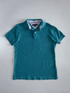 Tommy Hilfiger Short Sleeve Pique Polo Teal (M)