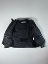 Vintage Magnum Leather Motorcycle Jacket – Black/Grey (Women's) (S)