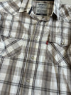 Levi’s Two Horse Brand Western Pearl Snap Plaid Shirt (Xl)