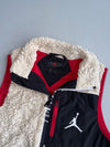 Jordan Sherpa Fleece Vest | Cream Black Red (XS)