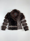 Toni Shearling Leather & Fur Jacket (M)