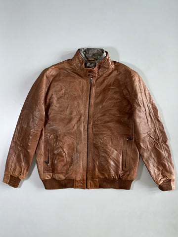 Lemon nuytens Premium Original Leather Jacket (2Xl)