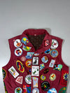 Vintage Kite Festival Patchwork  Vest (XL)