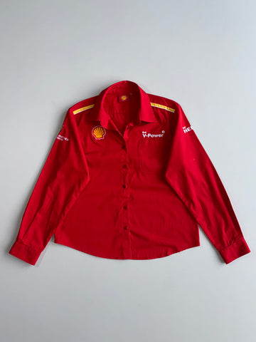 Shell V-Power Scuderia Ferrari F1 Team Red Long Sleeve Shirt Women’s (M)