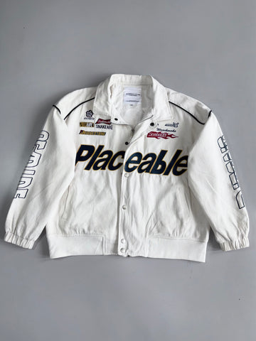 Baseball Clain’s Embroidered Patches Racing Jacket (M)