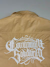 Large Gothic Blackletter “Community Solidarity” Embroidery On Back (2XL)