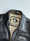 Daven Sportswear Pure Leather Bomber Jacket (L/XL)