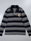 Hang Ten Striped Rugby Polo T-Shirt (L)