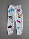 FSBN Graffiti Print Sweatpants (W:32) (L:41)