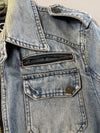 Y2K Dolce & Gabbana D&G Jeanius Military Cargo Denim Jacket (S)