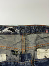 Big Train | Y2K Japanese Graphic Print Distressed Denim Jeans | (W:36) (L:38)