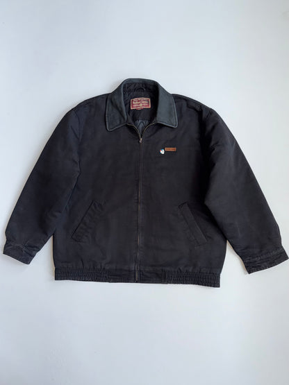 !         Vintage Marlboro Classics Heavy 100% Cotton Jacket | Leather Collar | Work Jacket very rare (XL)