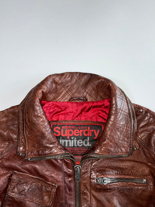 Superdry Premium Original Pure Leather Jacket (L)