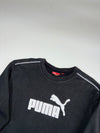 Vintage Y2K Puma Black Big Logo Appliqué Sweatshirt (M)