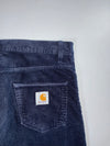 Carhartt WIP Klondike Pant — Navy Corduroy 5-Pocket Straight Fit Pants (W:34 |L:41)