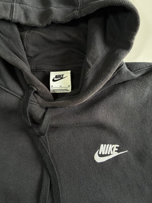 Nike | Black Pullover Hoodie | (M)