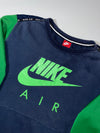 Nike Air Colorblock Crewneck Sweatshirt Navy/Green  (2XL/3XL)