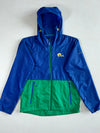 NEPA Evolution Colorblock Hooded Windbreaker – Blue/Green (S/M)