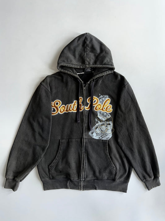 Southpole Crown Graphic Zip Hoodie (XL)