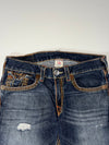 Vintage True Religion Big Stitch Flare Jeans (W:34) (L:38)