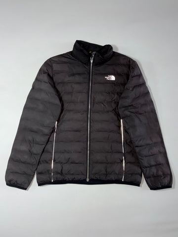 The North Face Quilted Puffer Full-Zip Stand Collar Jacket – Black (M)