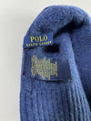 Vintage Polo Ralph Lauren Navy Blue Merino Wool Beanie (H:8 inches/W:16 inches)