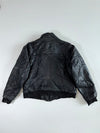 Duratrak Thinsulate Black Leather Bomber Jacket (XL/2XL)