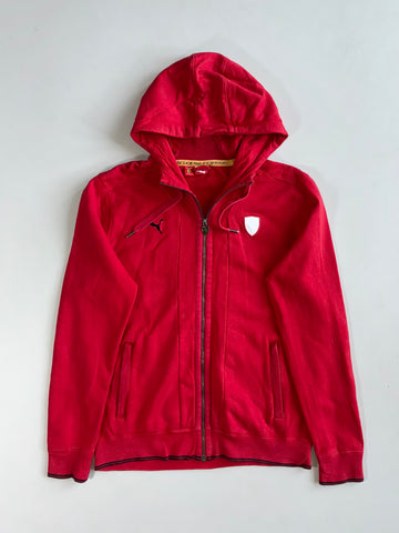 Puma x Scuderia Ferrari Zip Up Hoodie Red(M)