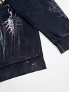 Spiral Direct Black "You Lose" Flaming Skull Graphic Pullover Hoodie (M)