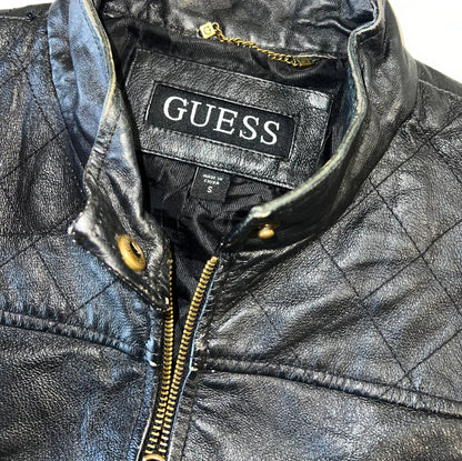 ZSuper Premium GUESS Original Leather Jacket (XS)
