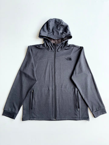 The North Face Mountain Athletics Zip-Up Hoodie – Heather Charcoal (XL)
