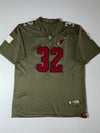 Nike NFL Arizona Cardinals Salute to Service #32 Olive Jersey (2XL)