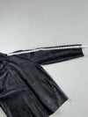 Vintage Paul Marcia Black Hooded Leather Jacket (L)