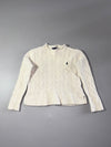Polo Ralph Lauren Cream Cable Knit Mock Neck Sweater Women’s (XXS)