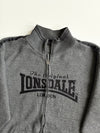 Lonsdale London Grey Full Zip Track Jacket – Embroidered Logo – (2XL)