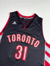 Adidas Toronto Raptors #31 NBA Basketball Jersey – Black / Red (M)