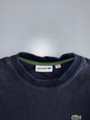 Lacoste Colour Block Stripe Sleeve Crewneck Sweatshirt in Navy (M)